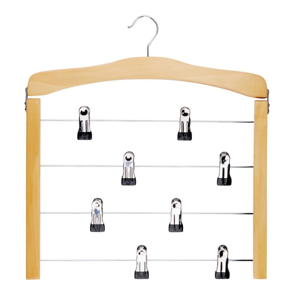 Alpina Trouser Hanger with Clips - Space-Saving Design