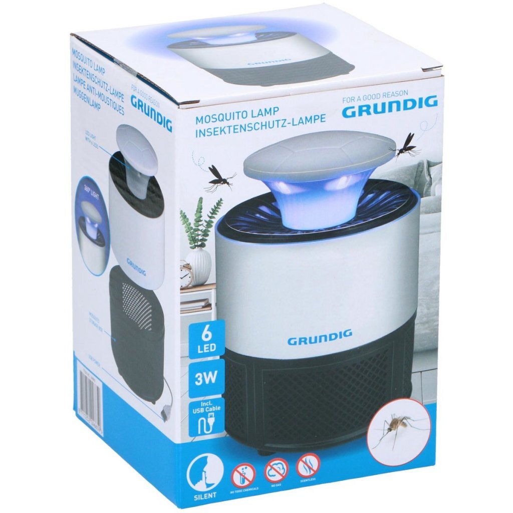 Grundig Mosquito Anti-Mosquito Lamp Black/White 5W