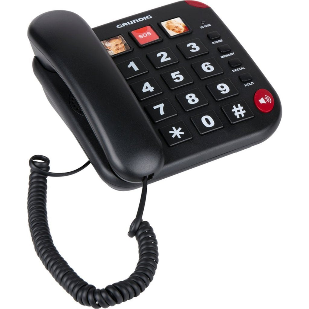 Grundig Senior Telephone Black