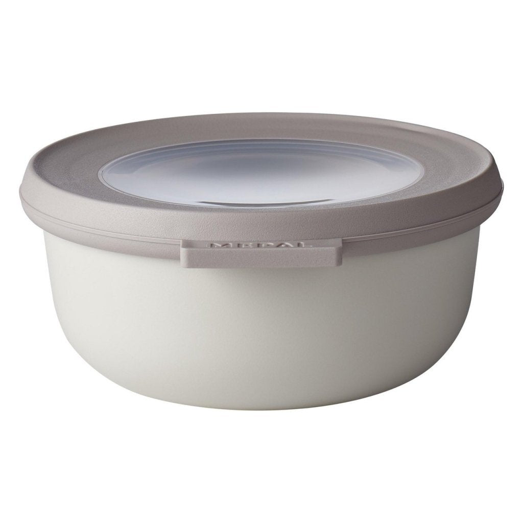 Mepal Cirqula Round Food Storage Container 0.35 L Nordic White