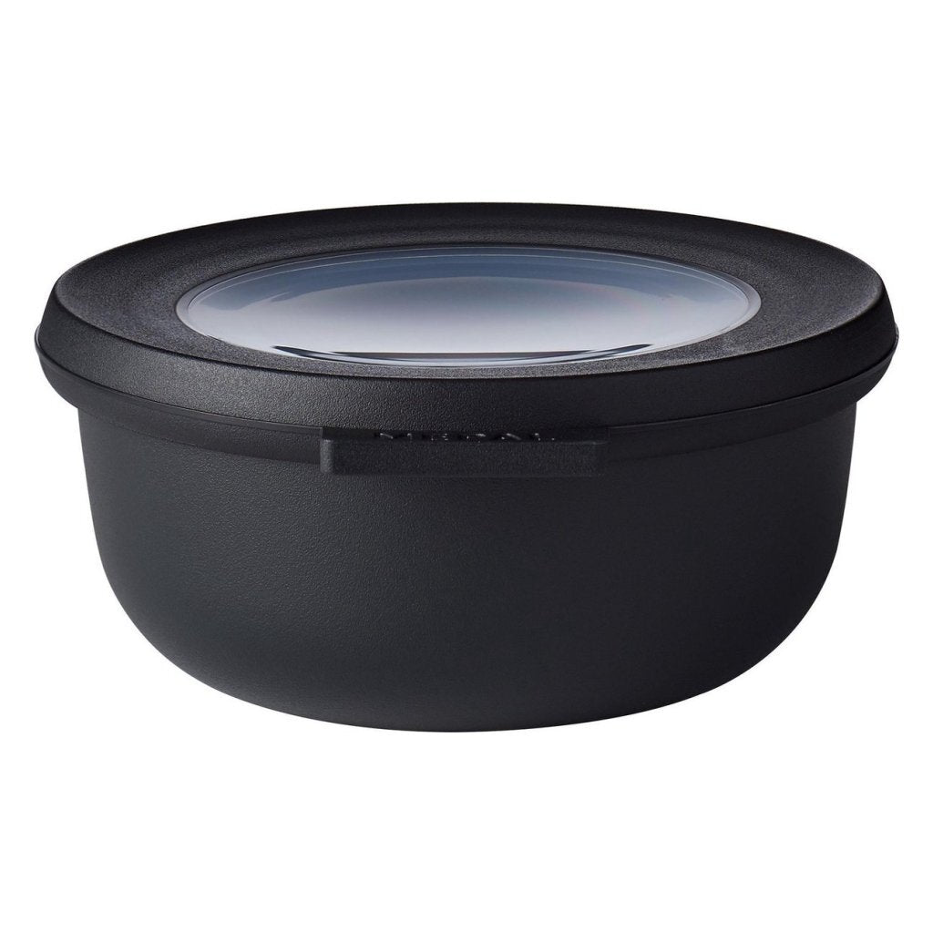 Mepal Cirqula Round Food Storage Container 0.35 L Nordic Black