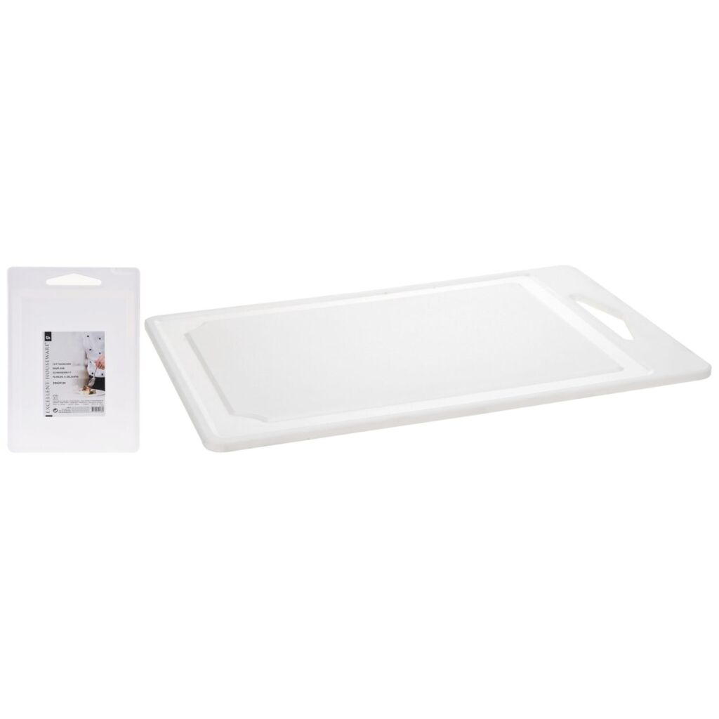 Excellent Houseware Cutting Board 39x27 cm White/Plastic