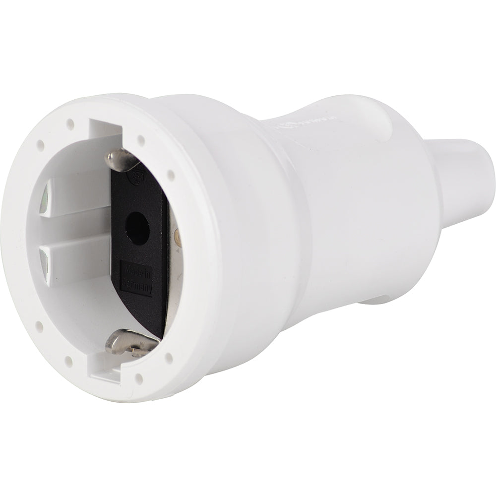 Basic Counter Plug Ra PVC White 10/16 A 250 V~
