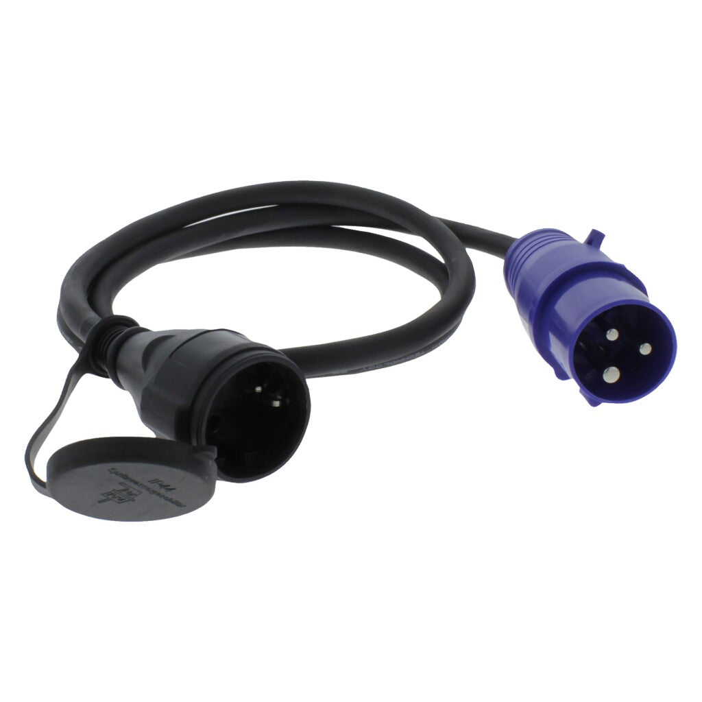 CEE Adapter Plug Grounded 1.5 m