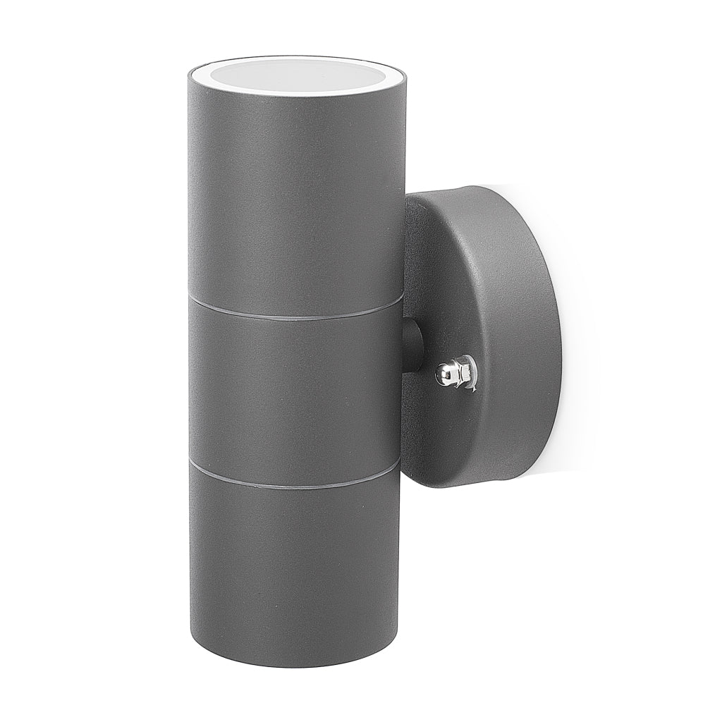 Smartwares GWL-176-HG Outdoor Wall Lamp Grey/Stainless Steel
