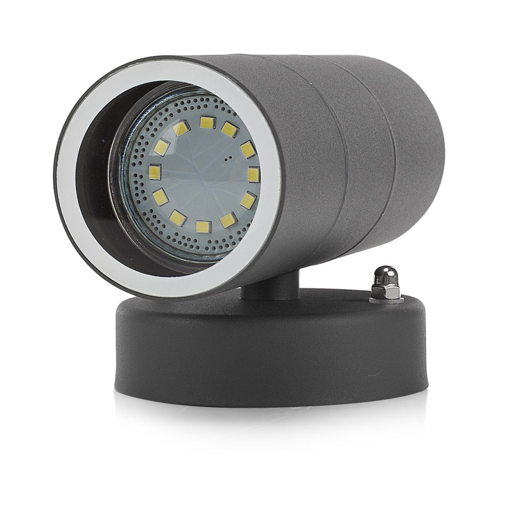Smartwares GWL-176-HG Outdoor Wall Lamp Grey/Stainless Steel