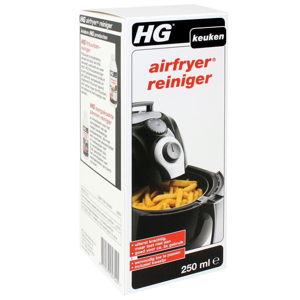 HG Airfryer Reiniger 250 ml - Effective Cleaner for Air Fryers