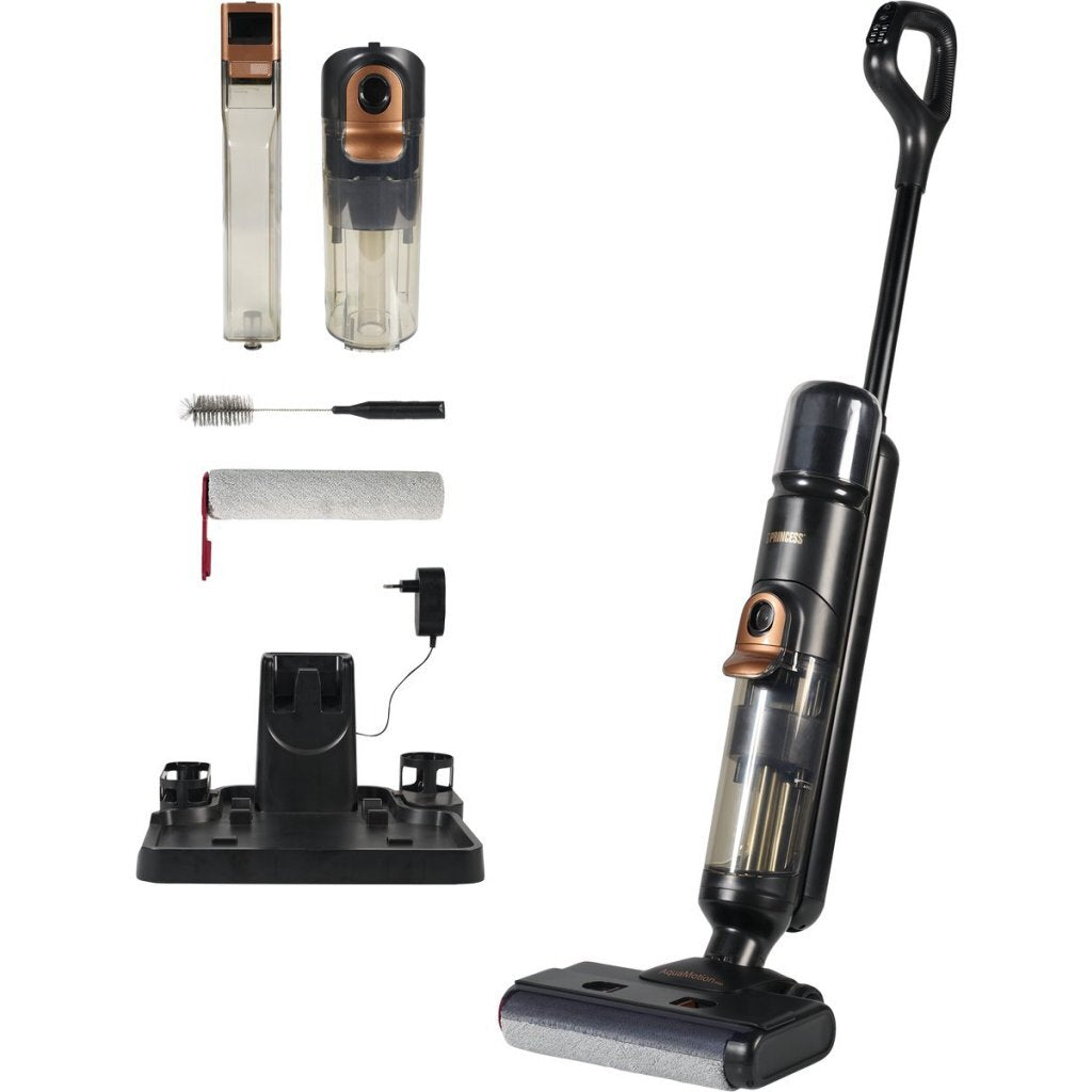 Princess AquaMotion Pro 4-in-1 Floor Cleaner Black/Gold 150W