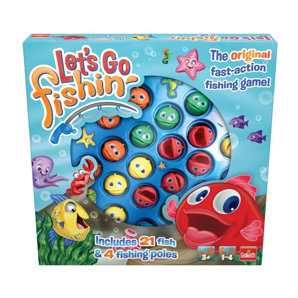 Pressman Toy International Let's Go Fishing - Fun Fishing Game for Kids