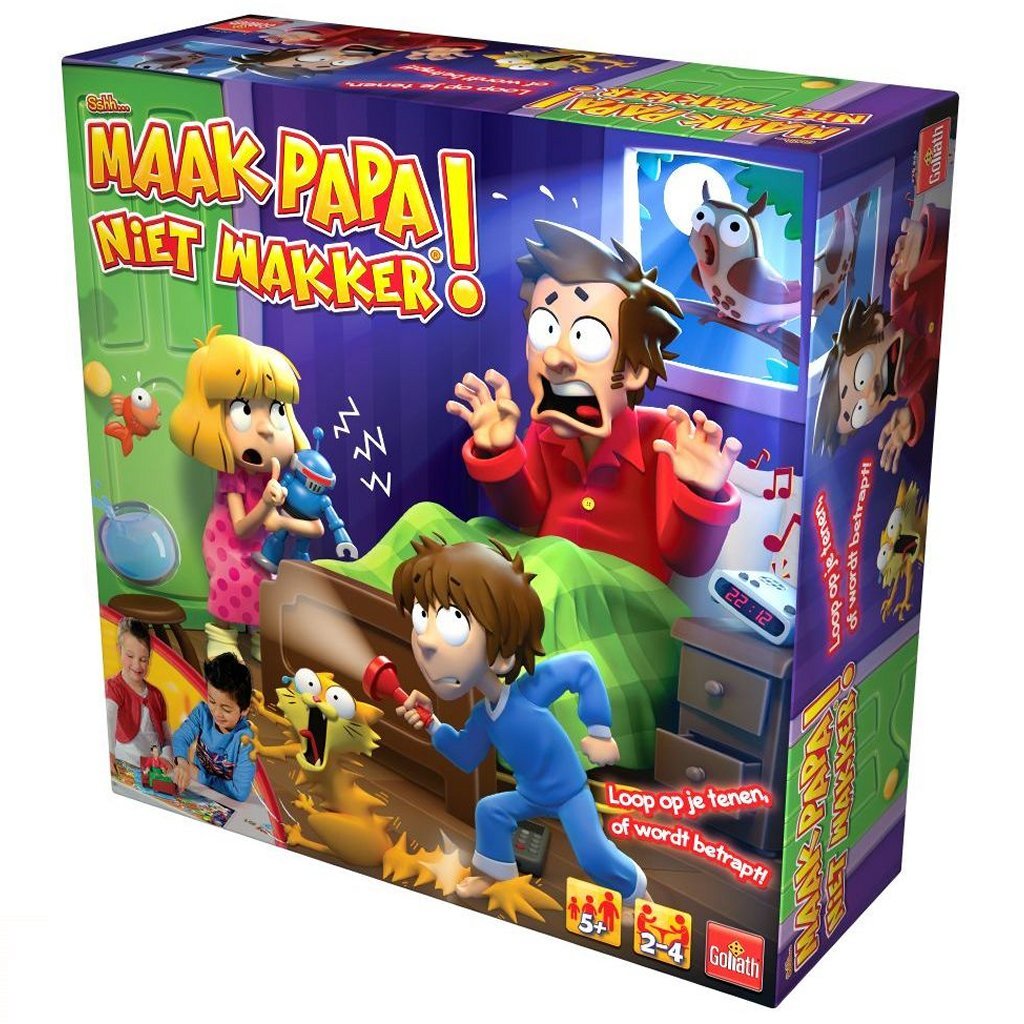 Goliath Don't Wake Papa Board Game for 2-4 Players Age 5+