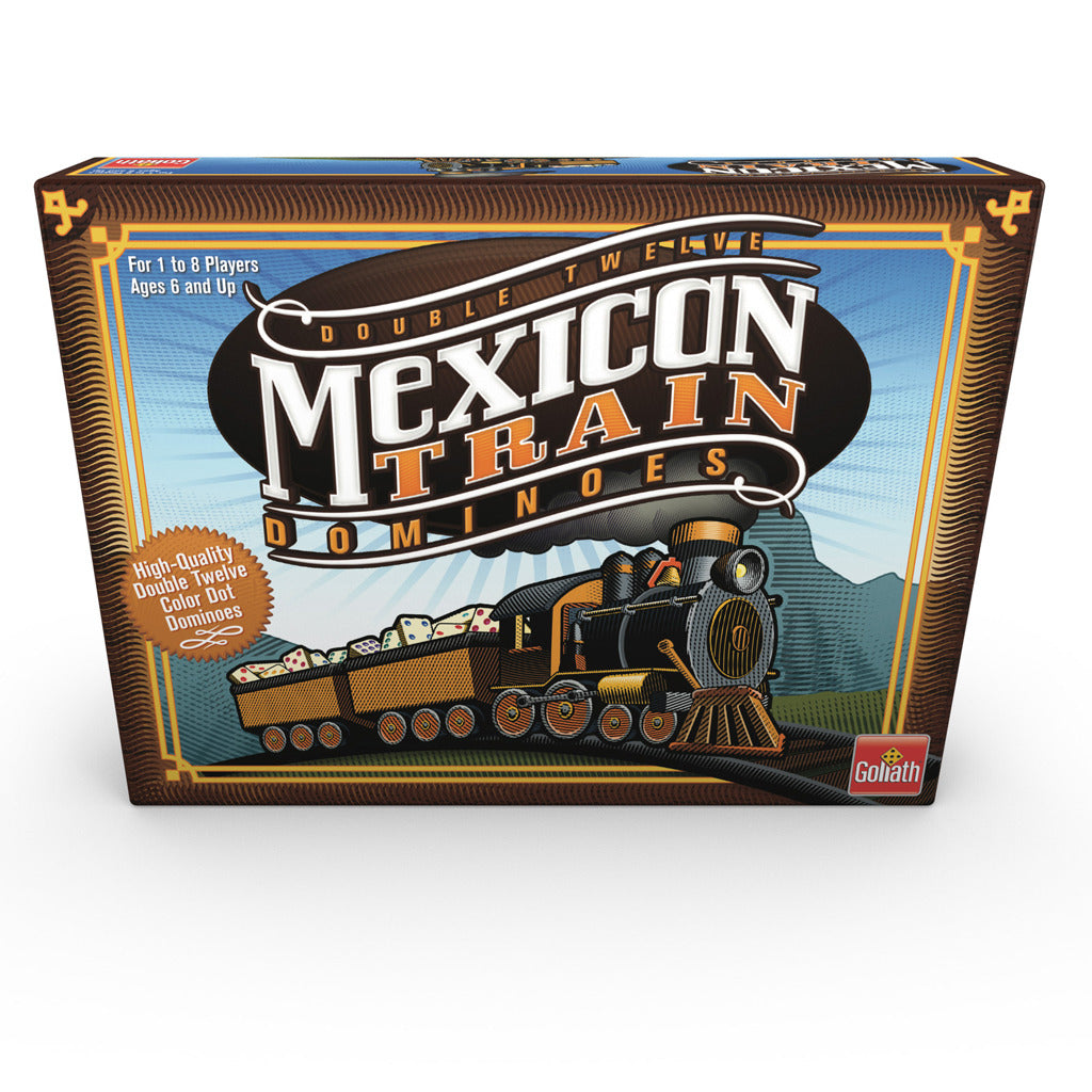 Goliath Mexican Train Game for 1-8 Players, Ages 6+