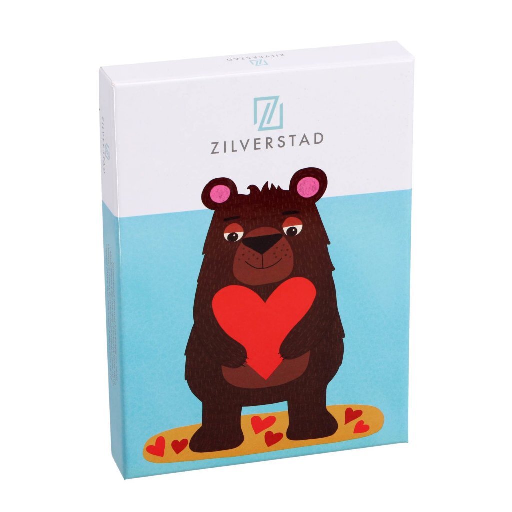 Zilverstad Children's Cutlery Bear with Heart 4-piece