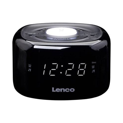 Lenco CR-12BK Radio Uhr Digital Schwarz (CR-12) afbeelding 1
