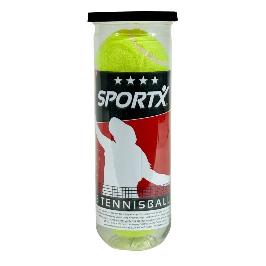 SportX Tennis Balls in Tube 3 Pieces - Durable and Strong