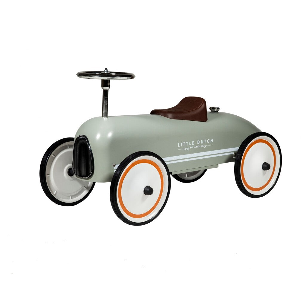 Little Dutch Retro Ride-on Car Green 75x40x40 cm
