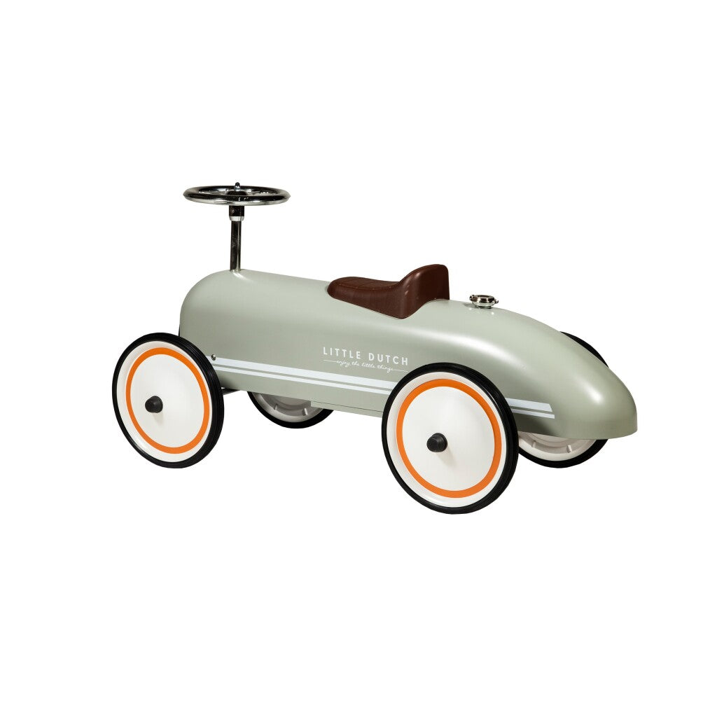 Little Dutch Retro Ride-on Car Green 75x40x40 cm