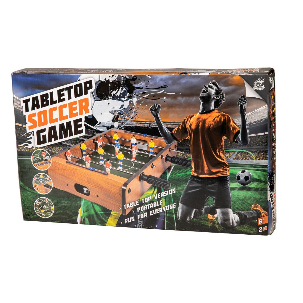 Wooden Football Table 51x31x10 cm - Suitable for Children 6+
