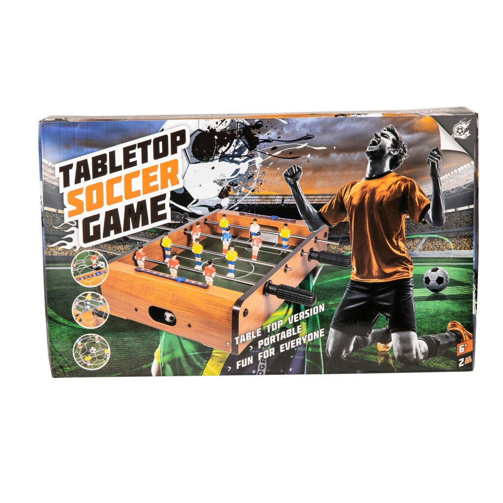 Wooden Football Table 51x31x10 cm - Suitable for Children 6+