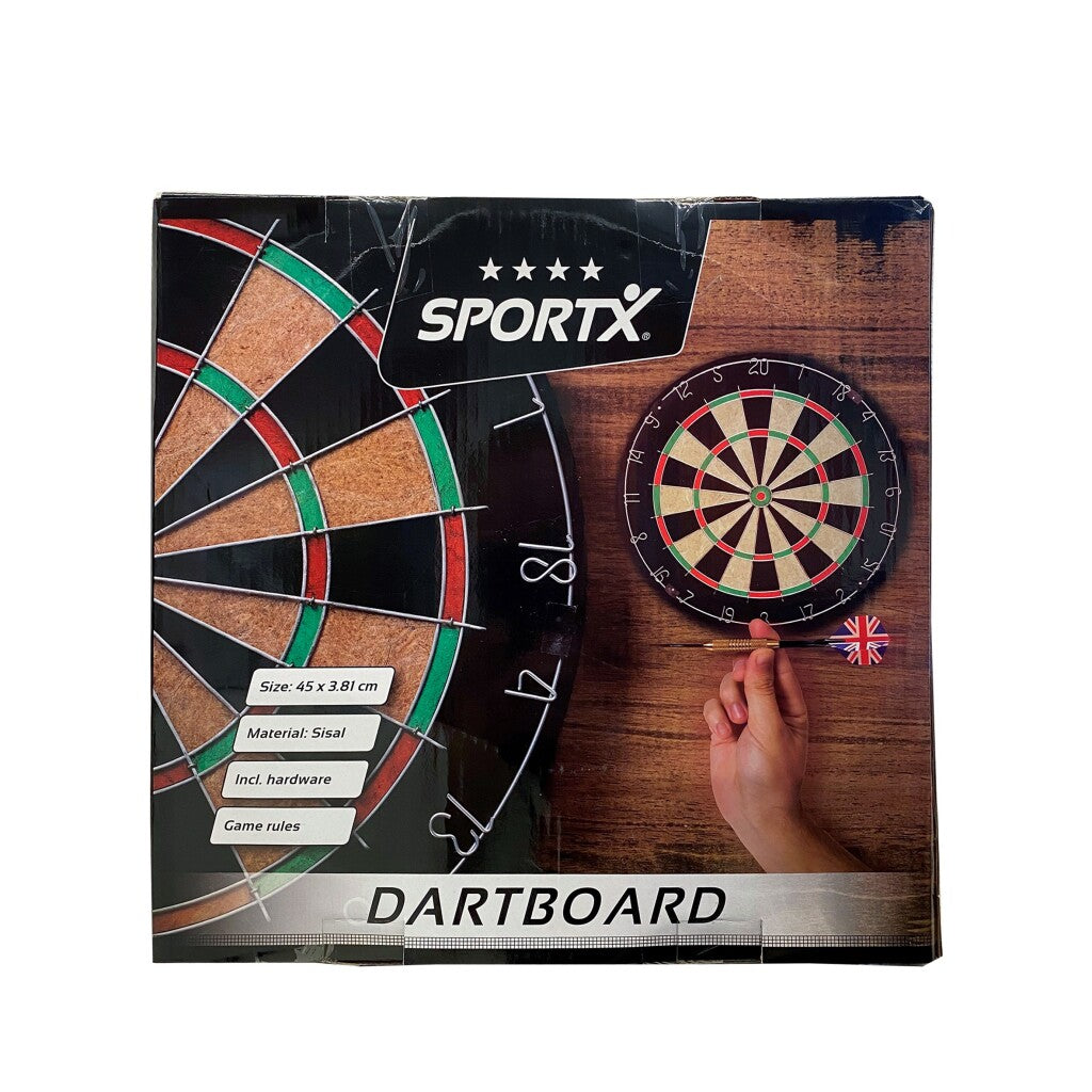 SportX Dartboard 45 cm Sisal - Durable Design