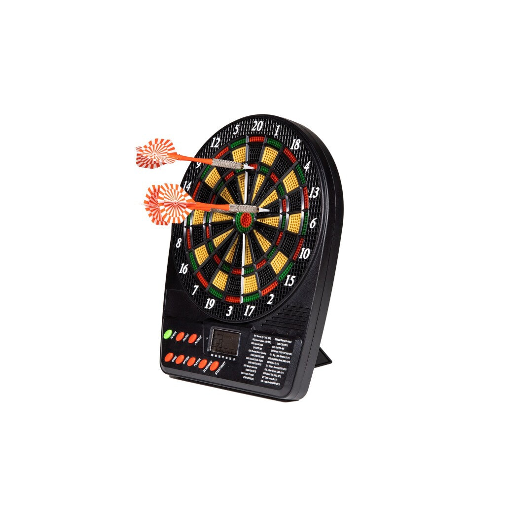 Mini Electronic Dartboard + 4 Darts - Easy Scoring