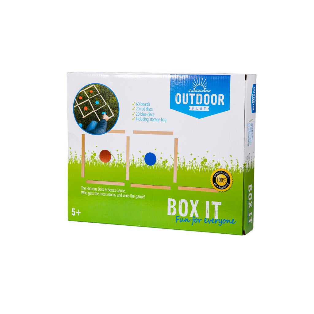 Outdoor Play Box It Game - 2 Players, Strategy Game
