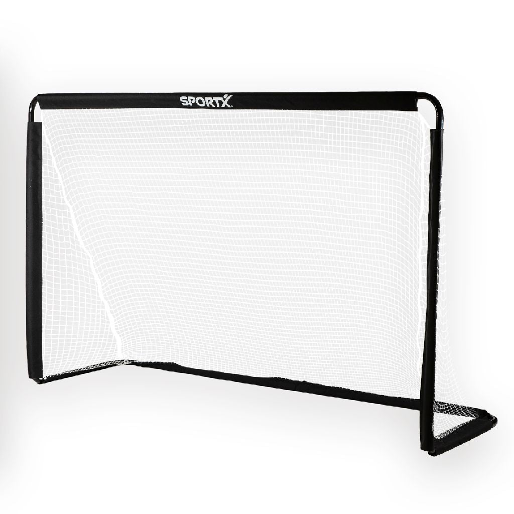 SportX Metal Football Goal 182x60x122 cm - Black