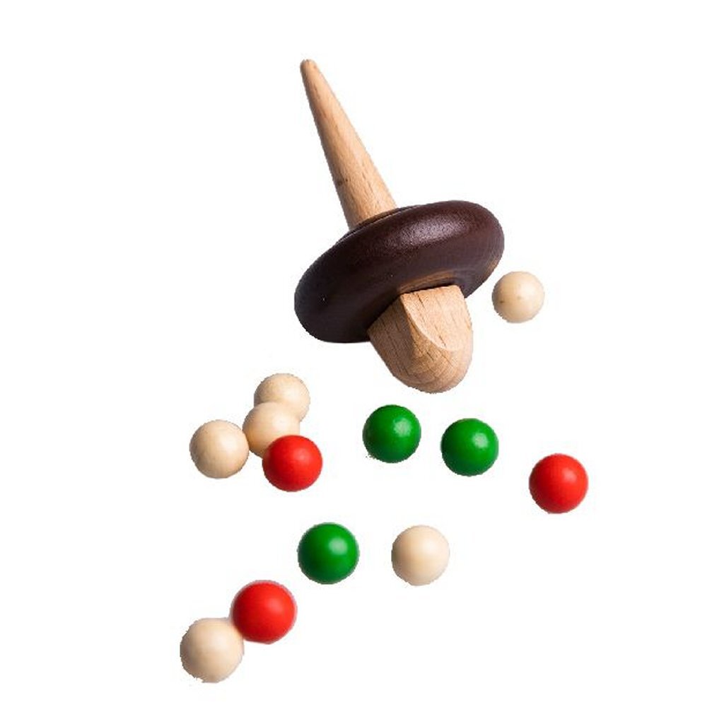 Clown Games Wooden Tyrolean Roulette - Game Board 21 x 21 cm