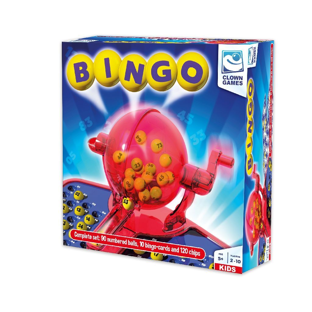 Clown Games Bingo Wheel - Complete Set for 2 to 10 Players Aged 5+