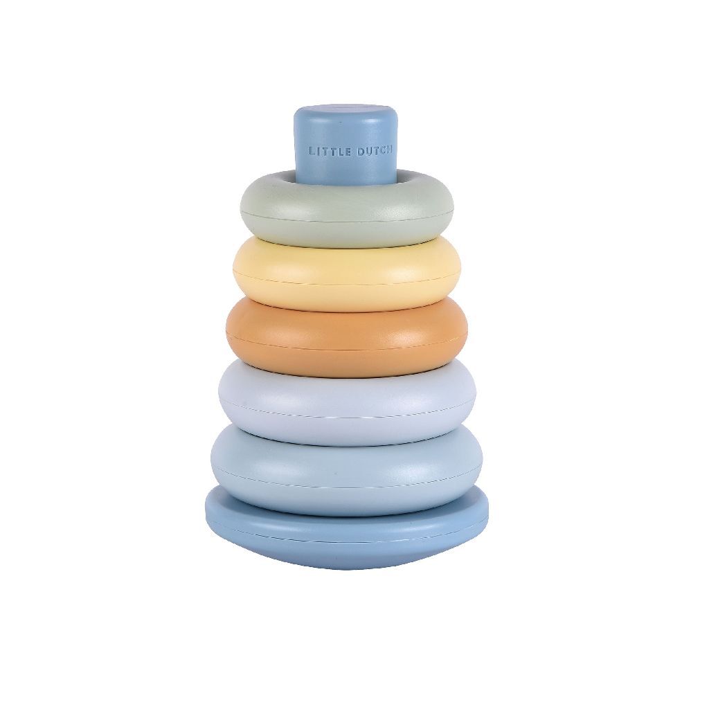 Little Dutch Stacking Rings Toy Blue 20.5 cm
