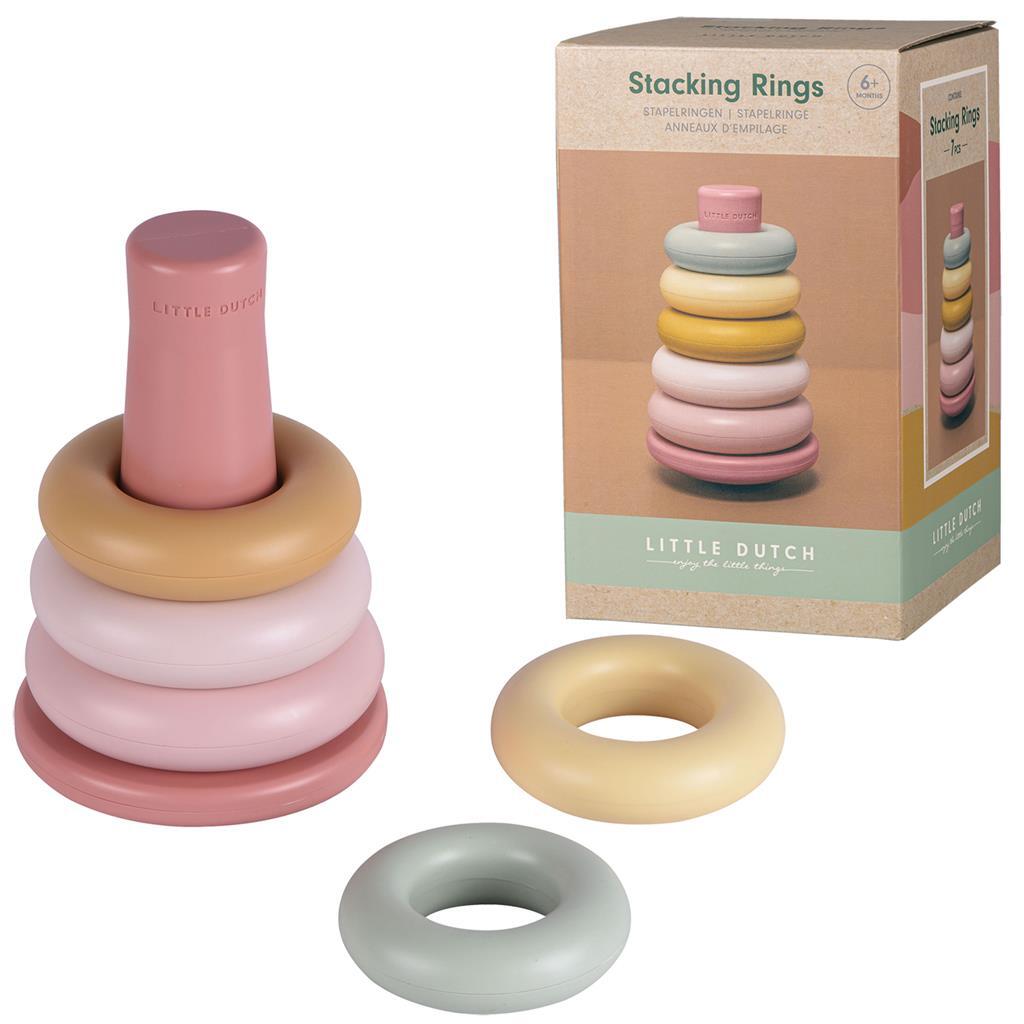 Little Dutch Stacking Rings Pink