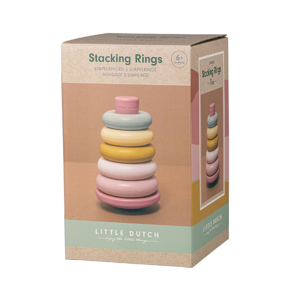 Little Dutch Stacking Rings Pink