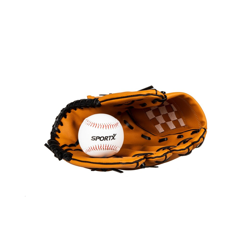 SportX Baseball Glove + Ball for Kids