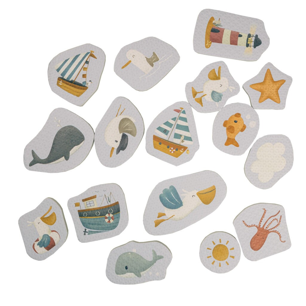 Rubo Toys Little Dutch Bath Foam Figures - Sailors Bay