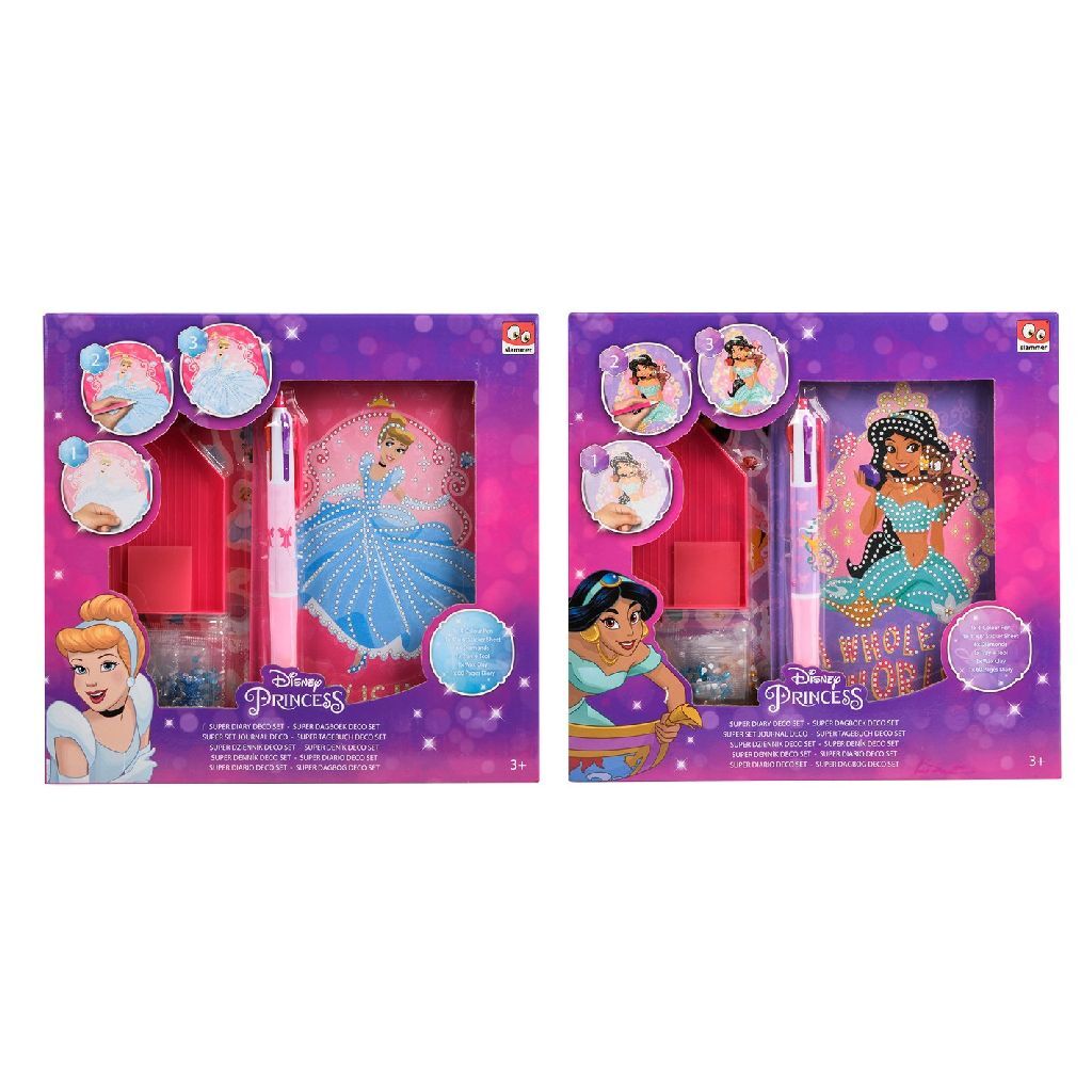 Disney Princess Diamond Painting Diary - Creative Diary for Kids
