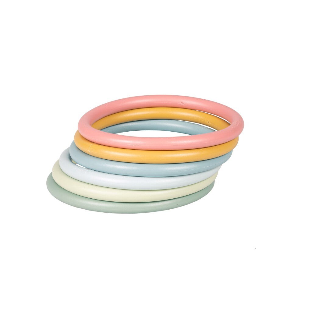 Little Dutch Activity Rings Set of 6 Colorful Rings for Kids