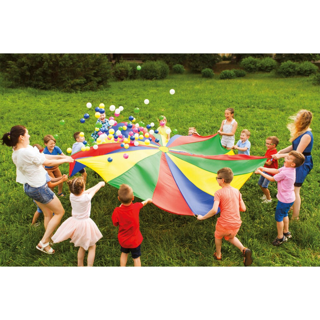 Outdoor Play Parachute Cloth with 24 Balls for 12 Players