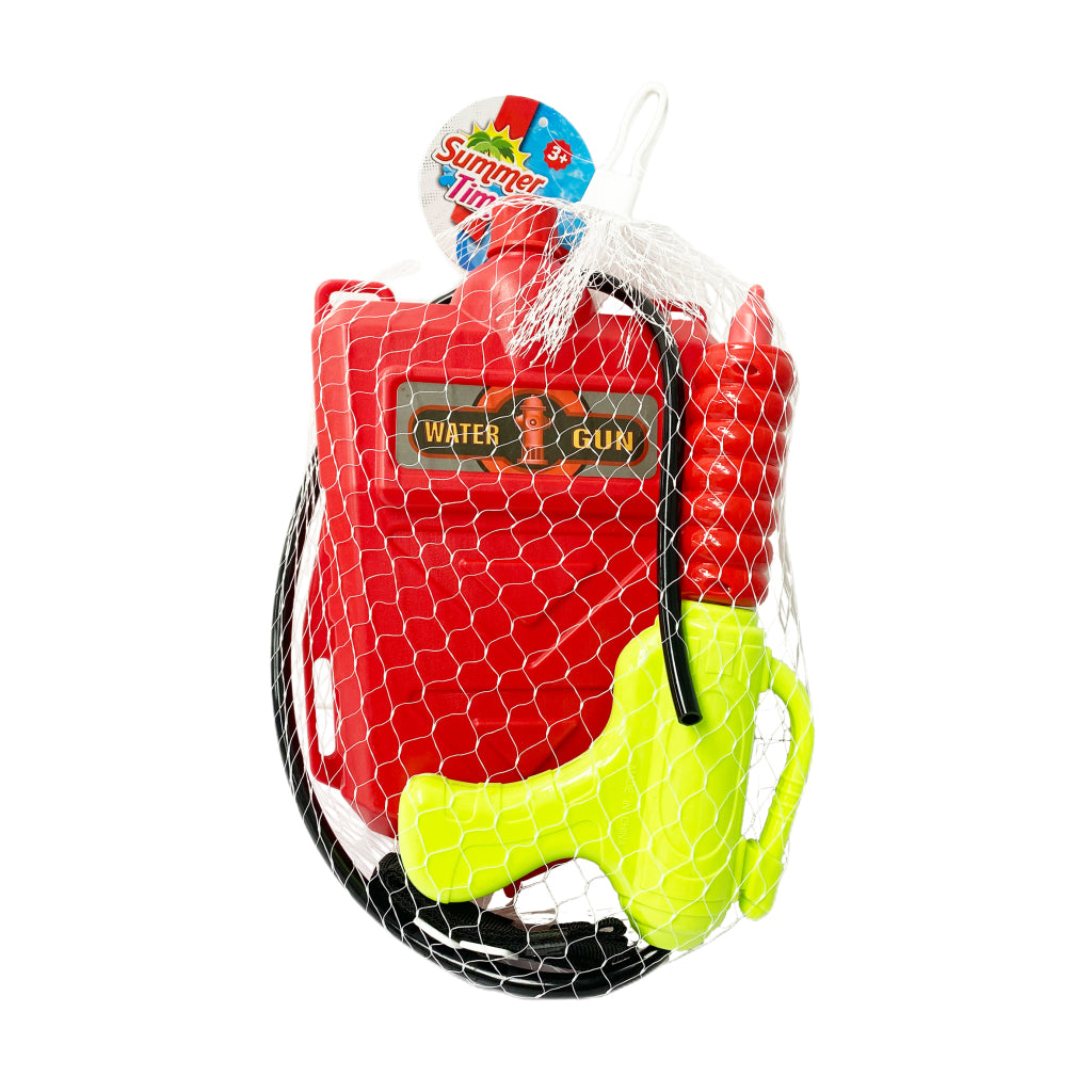 Summertime Firefighter Water Gun 2000 ml, Red/Yellow, Ages 3+