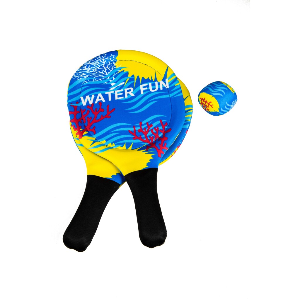 Summertime Water Fun Soft Beach Ball Set Blue/Yellow