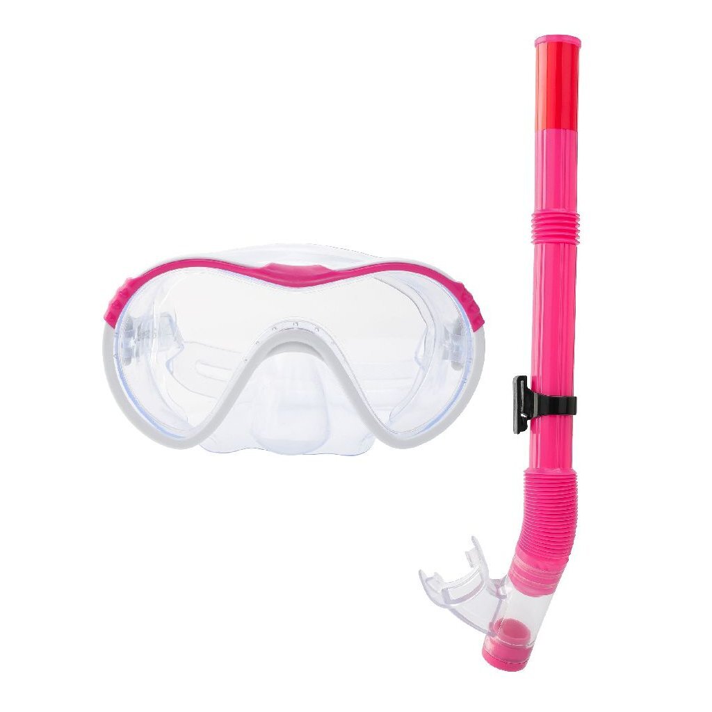 SportX Junior Snorkel Set 4 Stars Assorted - Comfortable Mouthpiece - Adjustable Headband - Random Color