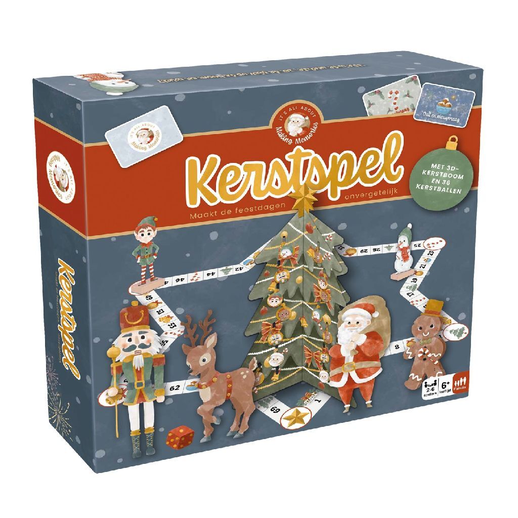 Christmas Game - Family Fun with 3D Tree & Question Cards