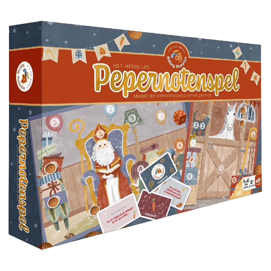 Making Memories Pepernoten Game - Fun Sinterklaas Trivia for 2-6 Players