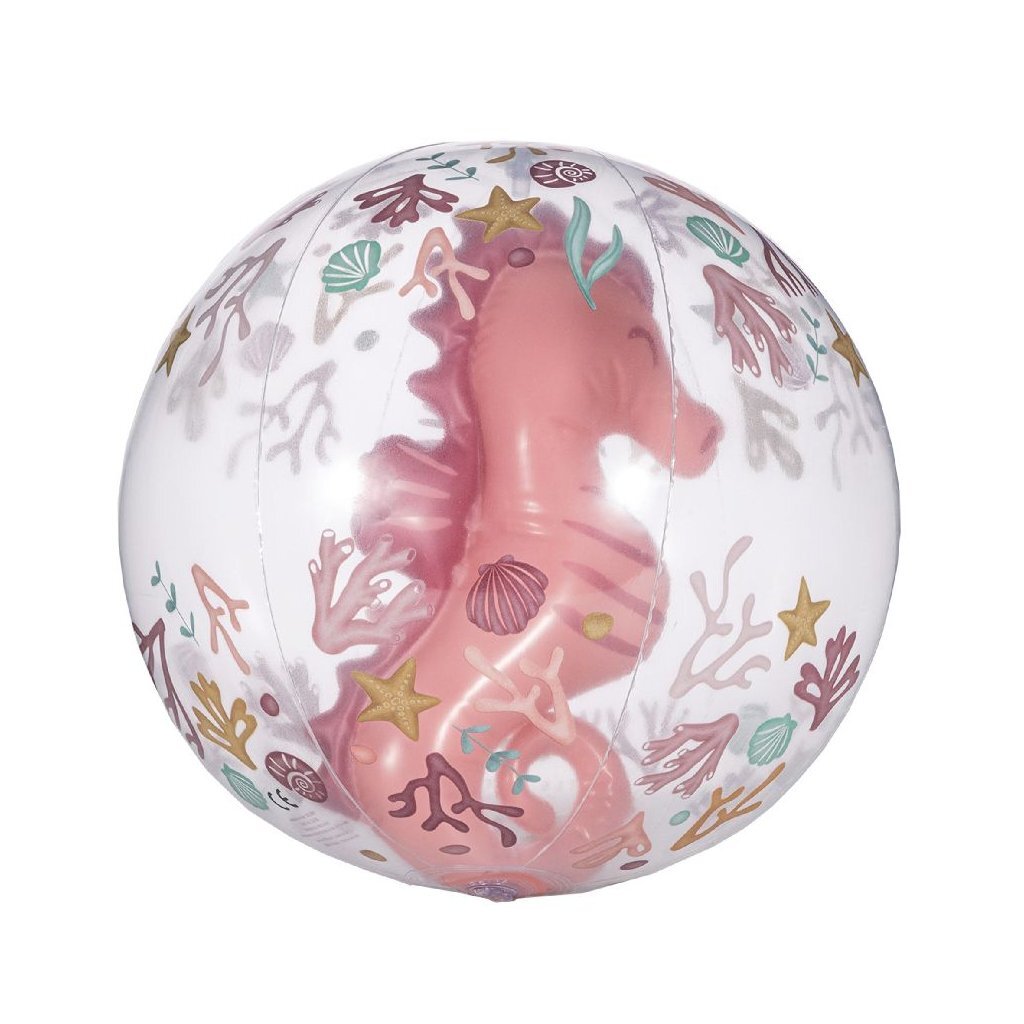 Little Dutch Ocean Dreams 3D Beach Ball Seahorse 35 cm
