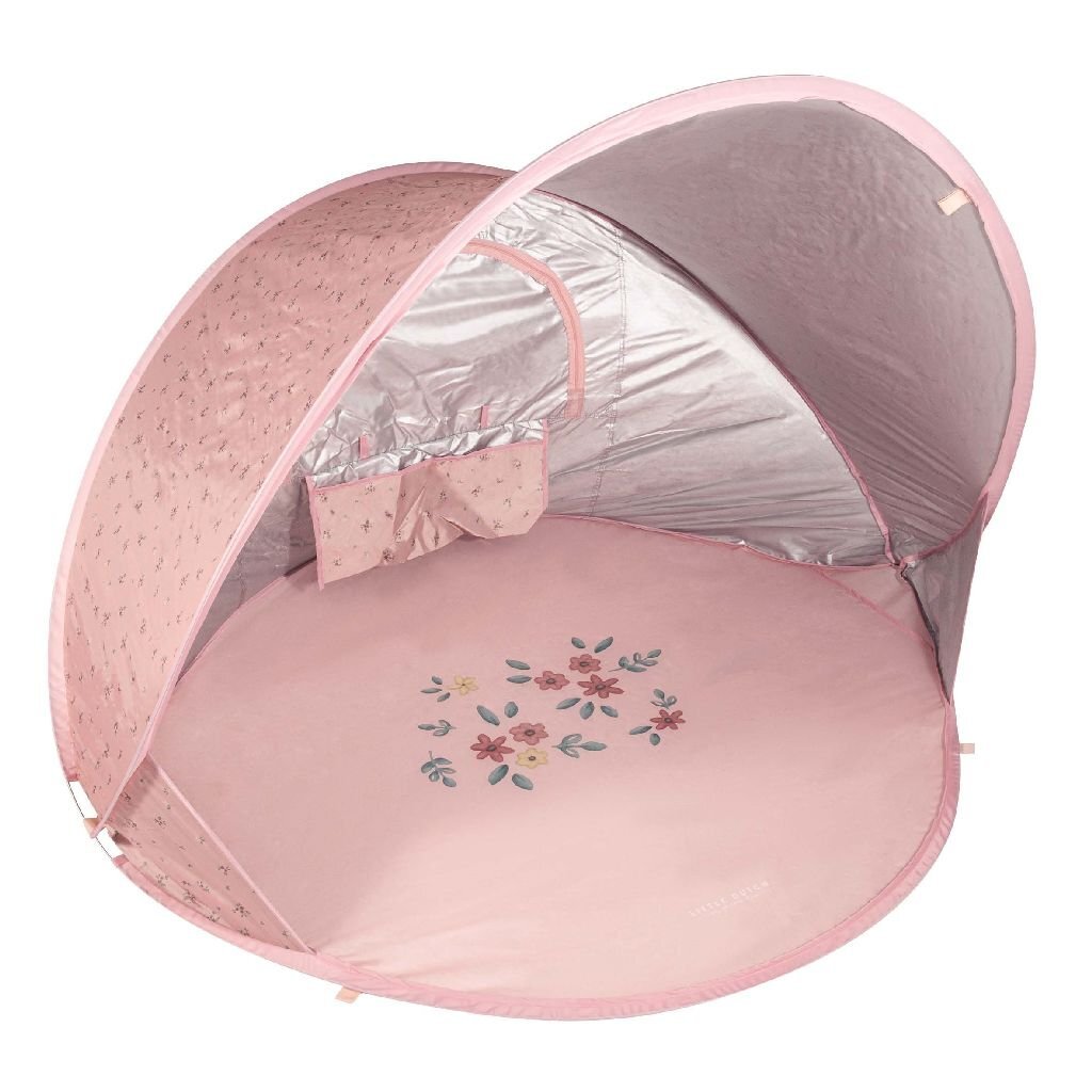 Little Dutch Pop-Up Tent 122x110x122 cm Pink Flowers