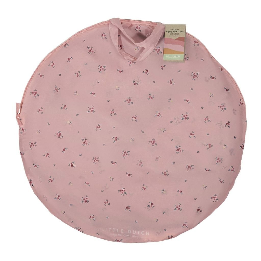 Little Dutch Pop-Up Tent 122x110x122 cm Pink Flowers