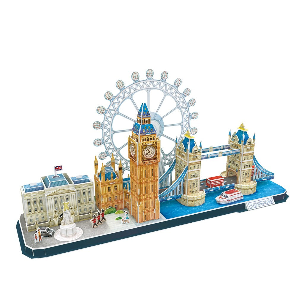 Cubic Fun 3D Puzzle London City Line 107 Pieces for Kids Aged 8 and Up