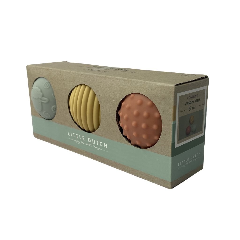 Little Dutch Farm Sensory Balls Set of 3 6.5 cm