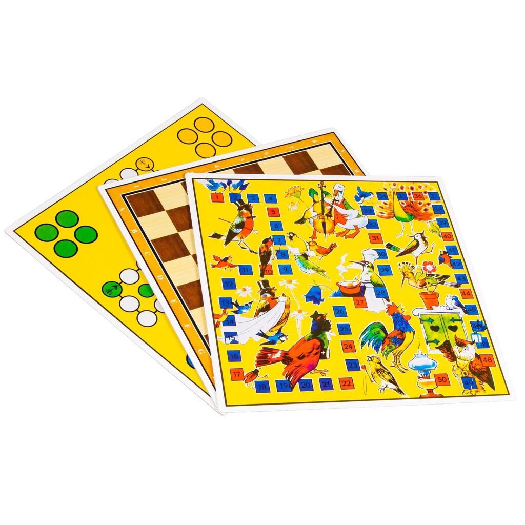 Clown Games Game Box - 200-Piece Set for 1-6 Players
