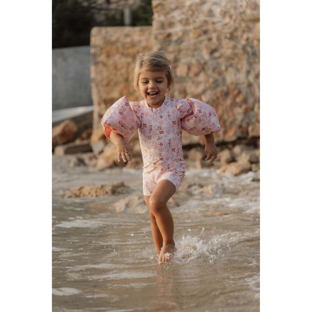 Little Dutch Ocean Dreams Swim Sleeves Pink Suitable for 2-6 Years