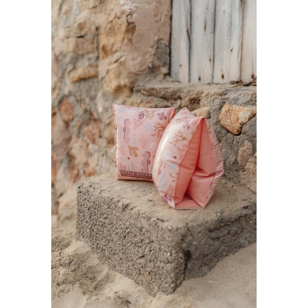 Little Dutch Ocean Dreams Swim Sleeves Pink Suitable for 2-6 Years