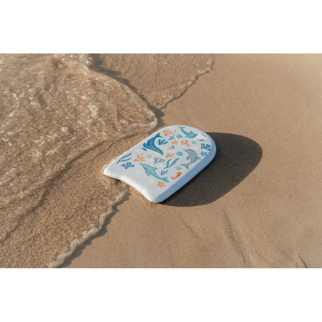 Little Dutch Ocean Dreams Kickboard Blue - Fun Swimming Aid for Kids 3+